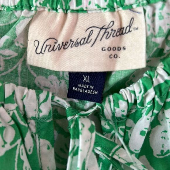 NEW Universal Thread Green And White Shirt - Picture 2 of 4